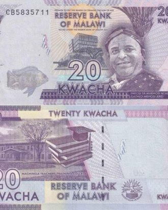 Malawi 20 Kwacha UNC Banknote