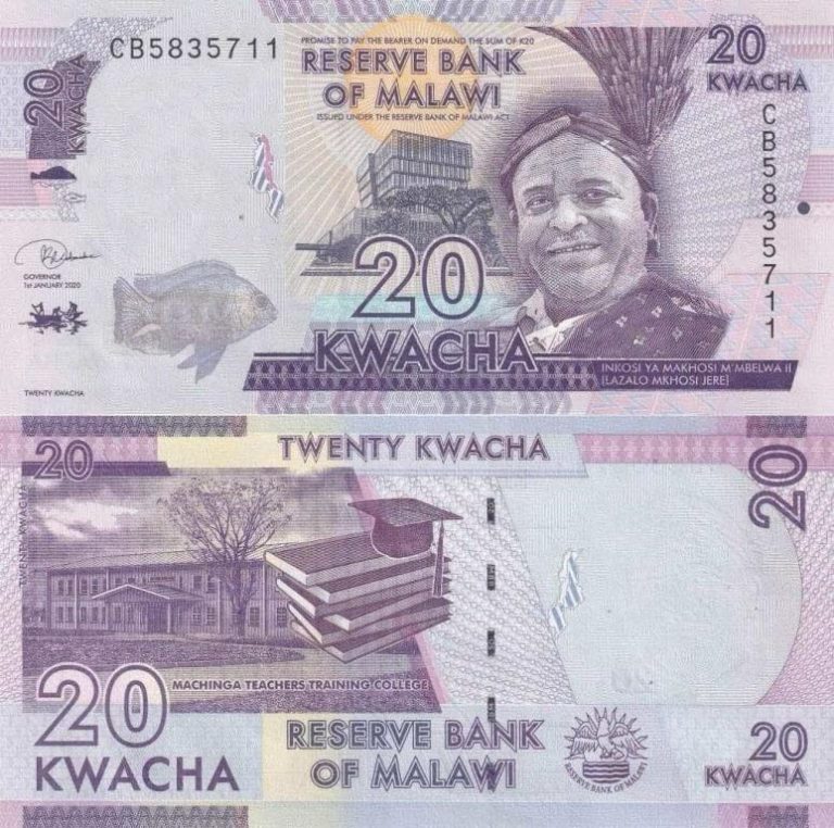 Malawi 20 Kwacha UNC Banknote