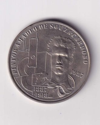 Portugal 100 Escudos (Amadeo De Souza Cardoso) Commemorative Coin