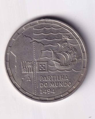 Portugal 200 Escudos (Dividing Up The World) Commemorative Coin