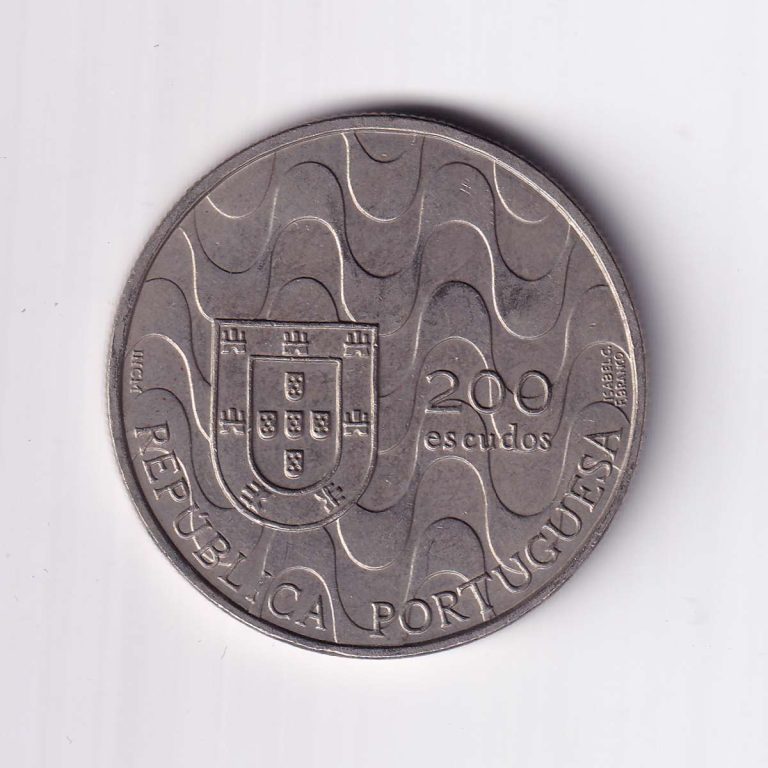 Portugal 200 Escudos (Presidency of the European Community) Commemorative Coin - Image 2