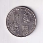 Portugal 200 Escudos (Treaty of Tordesillas) Commemorative Coin