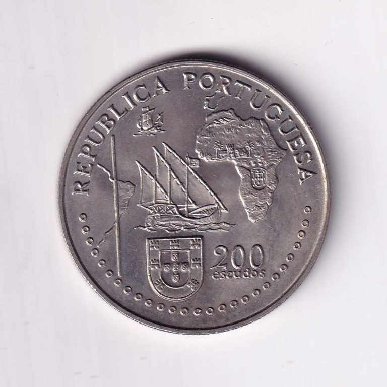 Portugal 200 Escudos (Treaty of Tordesillas) Commemorative Coin - Image 2