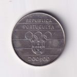 Portugal 200 Escudos (XXV Olympics Games) Commemorative Coin