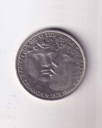 Portugal 25 Escudos (International Year of Child) Commemorative Coin