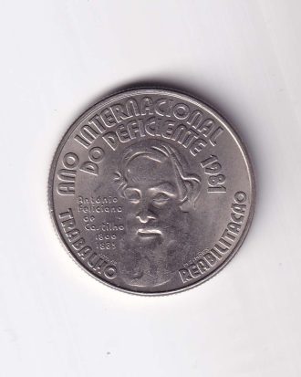Portugal 25 Escudos (Year of Disabled Persons 1981) Commemorative Coin