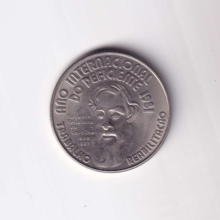 Portugal 25 Escudos (Year of Disabled Persons 1981) Commemorative Coin