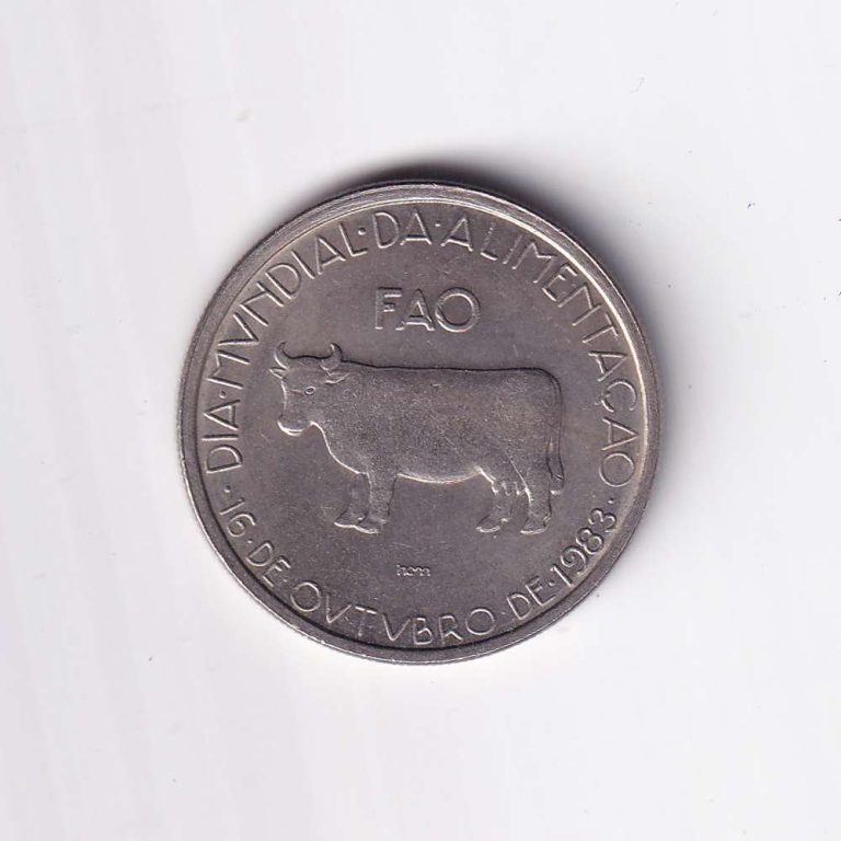 Portugal 5 Escudos (FAO World Food Day 1983) Commemorative Coin