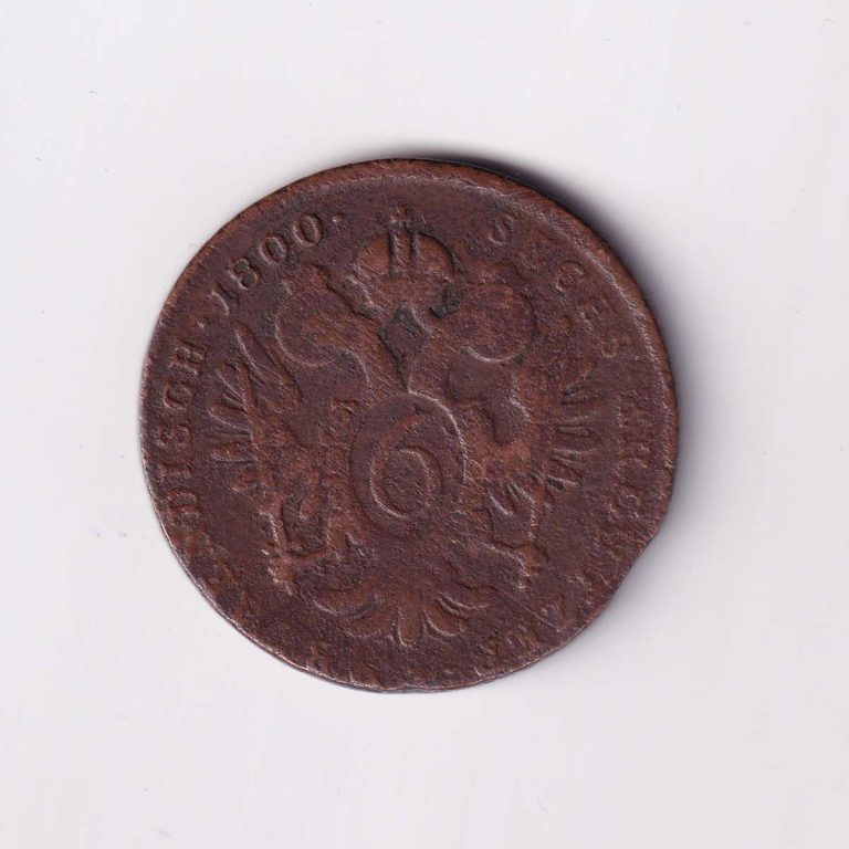 Austrian Empire 6 Kreuzers 1800