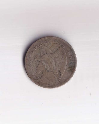 Chile 20 Centavos 1899 Silver Coin
