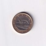 Finland 1 Euro Bi-Metallic coin 2001