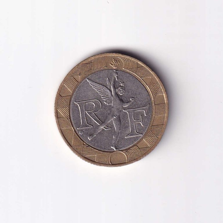 France 10 Francs 1989 Bimetallic Coin