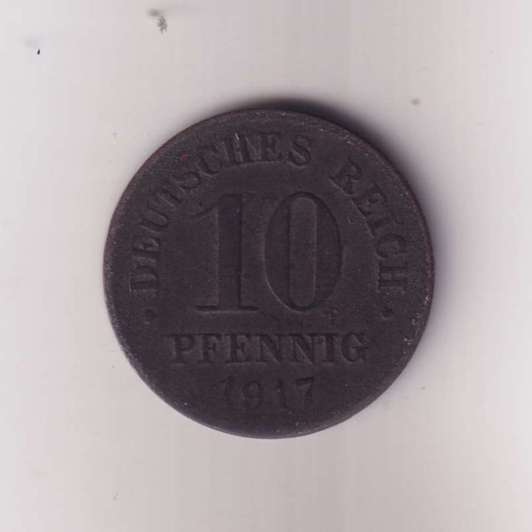 German Empire 10 Pfennig 1917