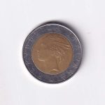 Italy 500 Lire 1987 Bimetallic Coin