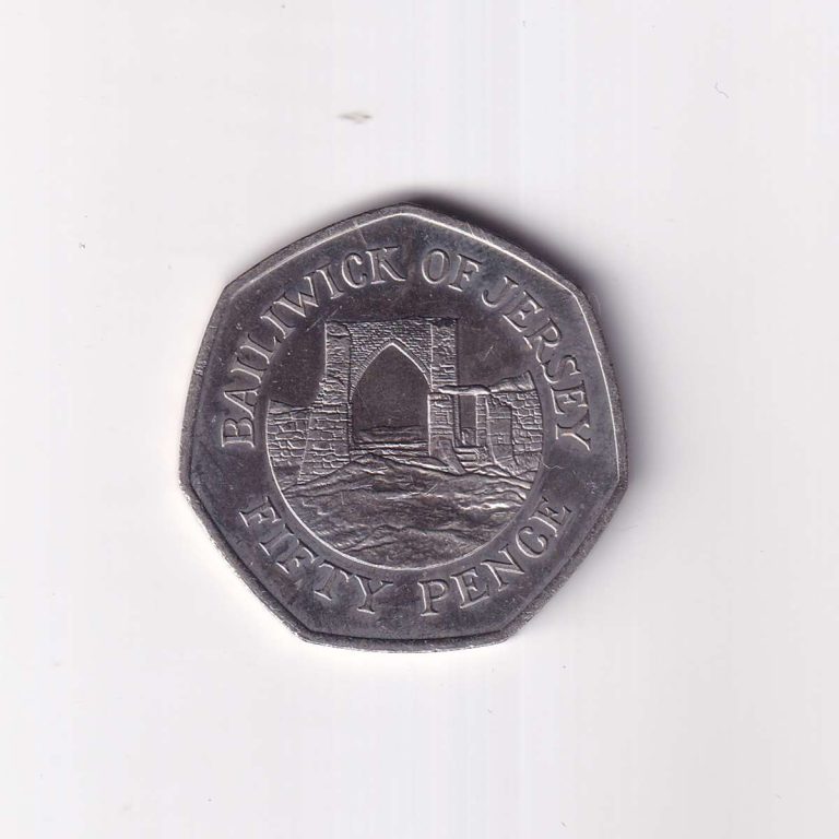 Jersey 50 Pence coin 2009