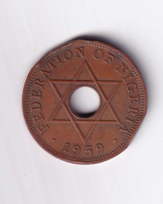 Nigeria - British 1 Penny 1959