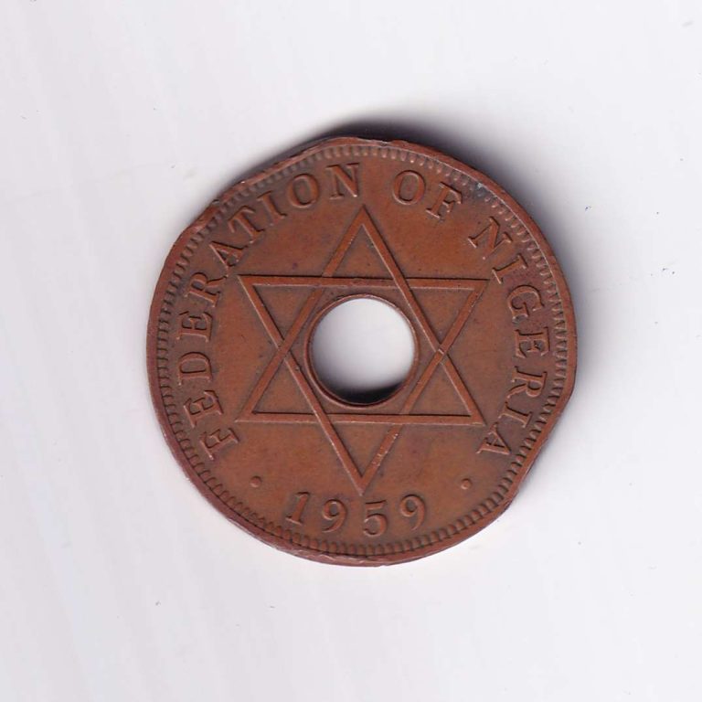 Nigeria - British 1 Penny 1959