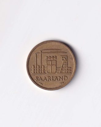Saarland 10 Franken 1954