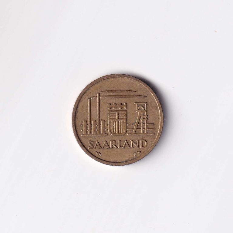 Saarland 10 Franken 1954